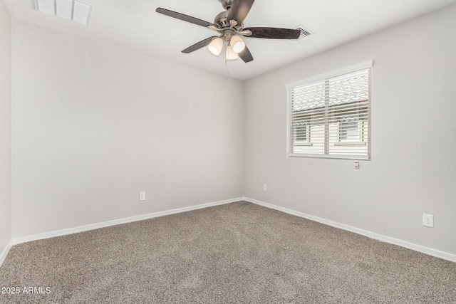 810 E Agua Fria Ln, Avondale, AZ 85323 - carpeted empty room with baseboards, ceiling fan, and visible vents