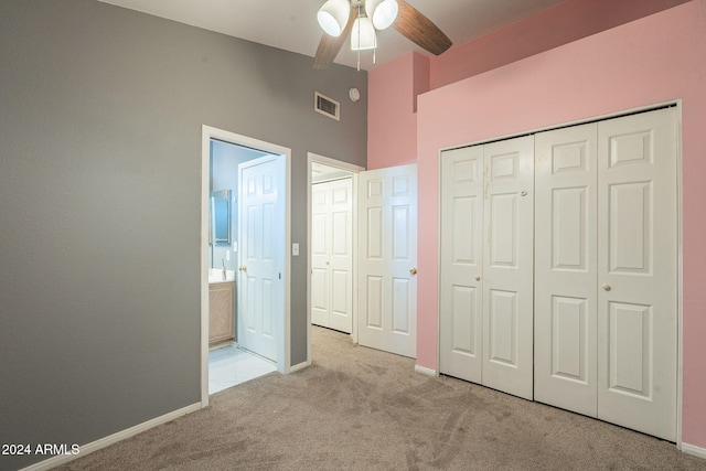 2301 E University Dr Unit 339, Mesa, AZ 85213 - unfurnished bedroom with carpet, a closet, baseboards, and ensuite bath