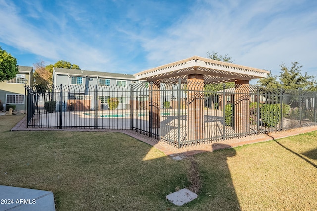 2301 E University Dr Unit 339, Mesa, AZ 85213 - view of home's community with a pool and a patio area