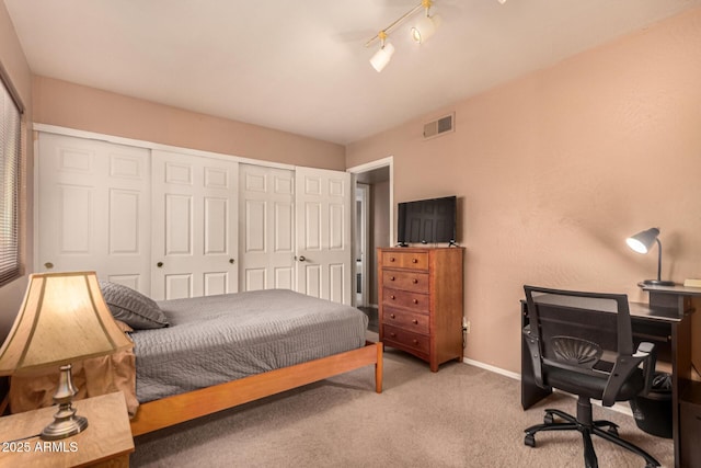1382 N Tamarisk Dr, Chandler, AZ 85224 - bedroom with a closet, a desk, and carpet flooring
