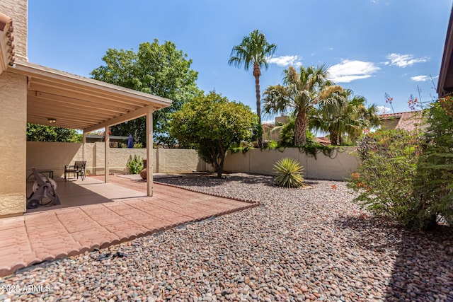 1382 N Tamarisk Dr, Chandler, AZ 85224 - fenced backyard with a patio area