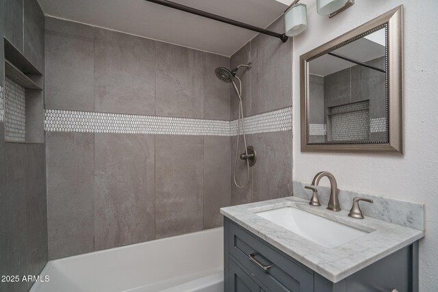 5813 N 39th Ave, Phoenix, AZ 85019 - bathroom with vanity and shower / bathtub combination
