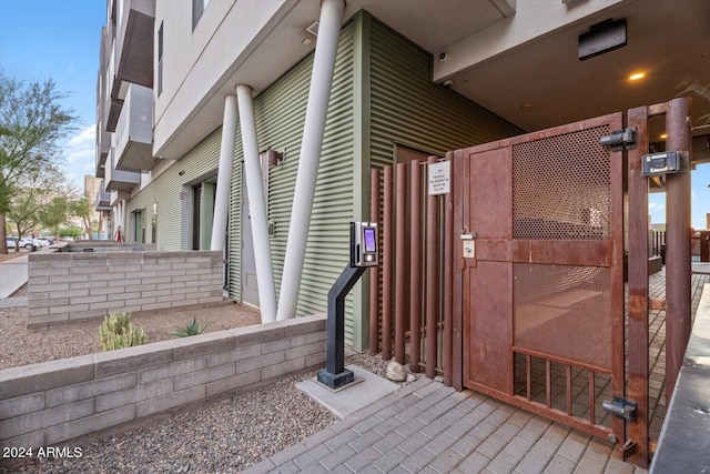 view of entrance to property