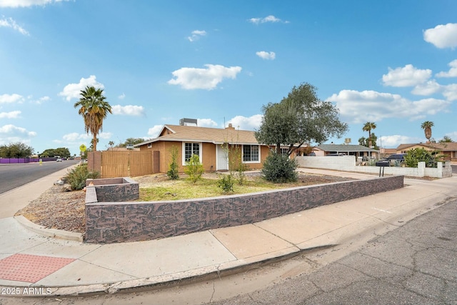 view of ranch-style home