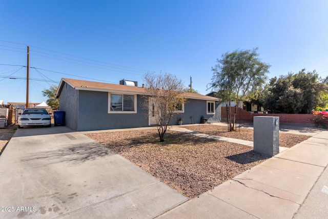 view of ranch-style house