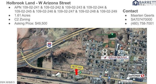 0 W Arizona St -, Unit Holbrook AZ, 86025 land for sale