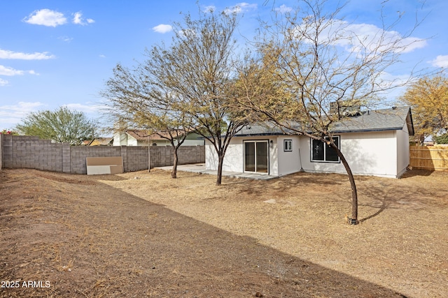 view of back of property