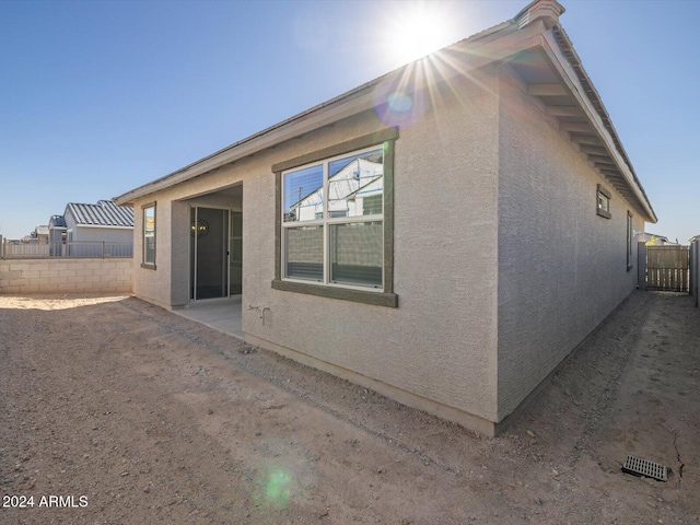 rear view of house with a patio area