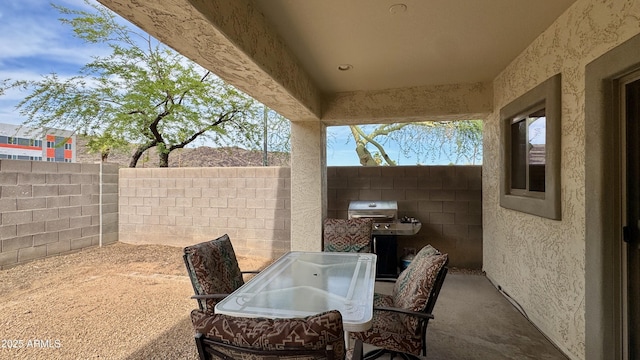22507 N 31st Ave # 11, Phoenix, AZ 85027 - view of patio / terrace featuring fence and area for grilling