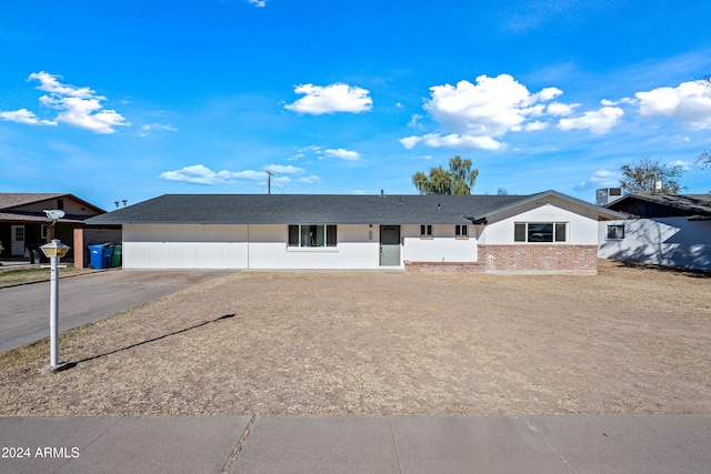 view of ranch-style home