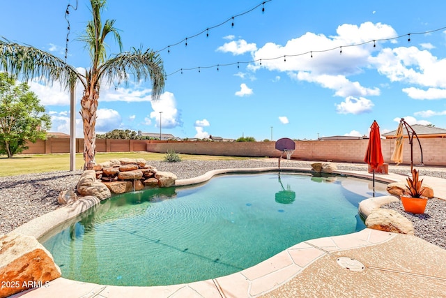2699 E Claxton Rd, Gilbert, AZ 85297 - view of pool with a fenced backyard