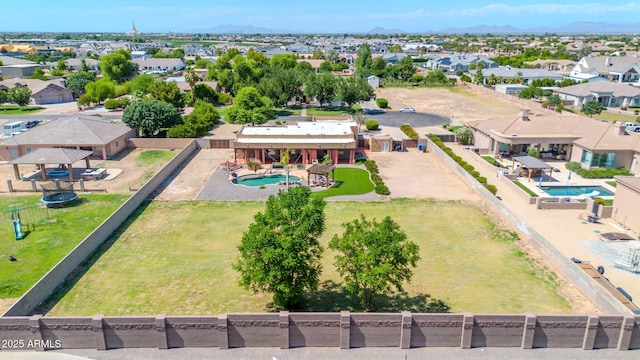 2699 E Claxton Rd, Gilbert, AZ 85297 - aerial view of residential area featuring a mountain backdrop