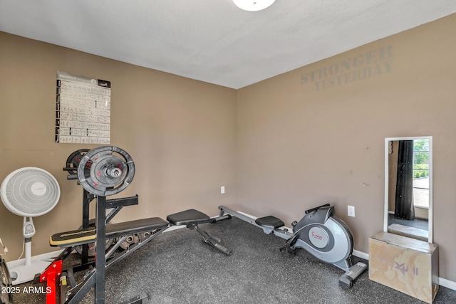 2699 E Claxton Rd, Gilbert, AZ 85297 - exercise area with baseboards