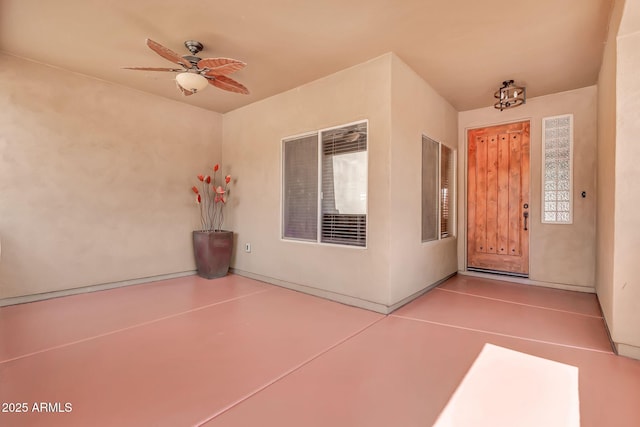 2699 E Claxton Rd, Gilbert, AZ 85297 - view of exterior entry with ceiling fan