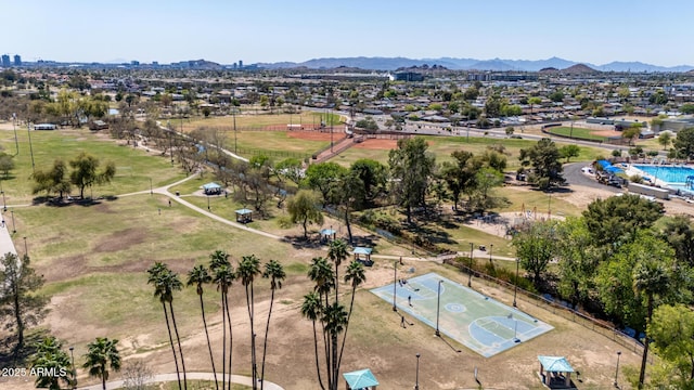 7936 E Wilshire Dr Unit 205, Scottsdale, AZ 85257 - bird's eye view with a mountain view