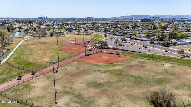 7936 E Wilshire Dr Unit 205, Scottsdale, AZ 85257 - bird's eye view featuring a rural view and a mountain view