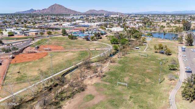 7936 E Wilshire Dr Unit 205, Scottsdale, AZ 85257 - bird's eye view featuring a water and mountain view