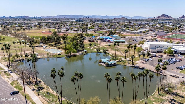 7936 E Wilshire Dr Unit 205, Scottsdale, AZ 85257 - bird's eye view with a water and mountain view
