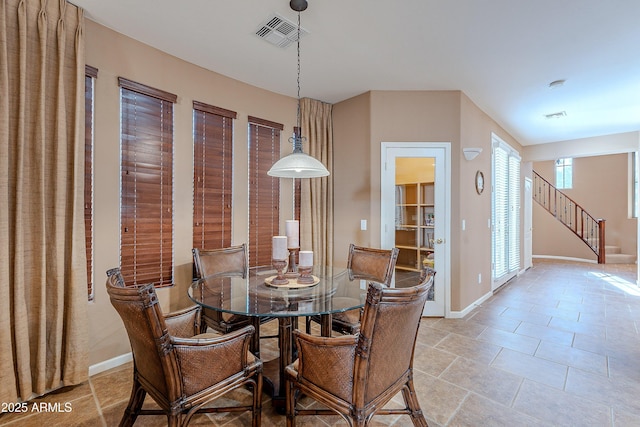 view of dining space