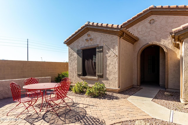 view of patio