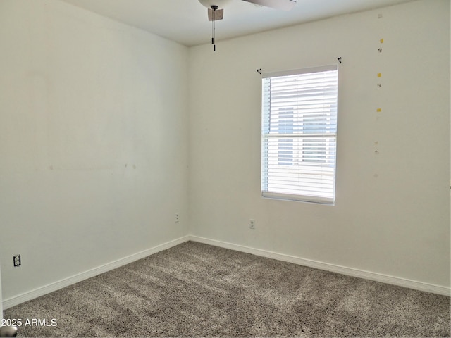 9233 E Neville Ave Unit 1011, Mesa, AZ 85209 - carpeted spare room with ceiling fan and baseboards