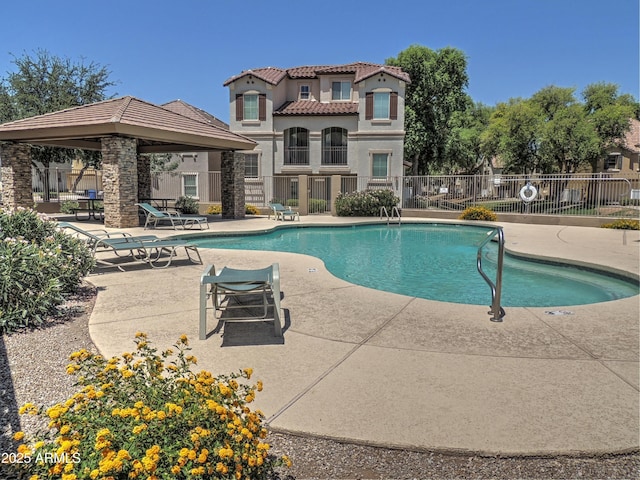 9233 E Neville Ave Unit 1011, Mesa, AZ 85209 - community pool featuring a gazebo and a patio