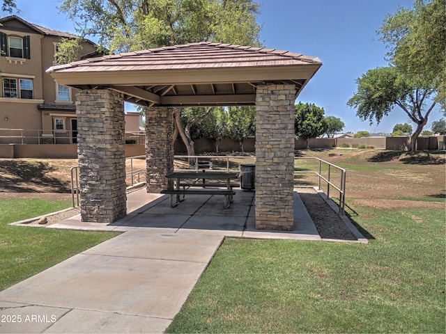 9233 E Neville Ave Unit 1011, Mesa, AZ 85209 - view of community featuring a gazebo and a patio area