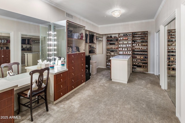 9451 E Happy Valley Rd, Scottsdale, AZ 85255 - carpeted office space with visible vents and ornamental molding