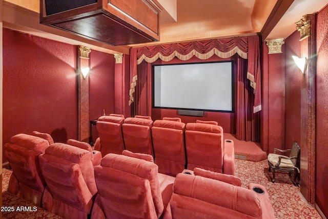 9451 E Happy Valley Rd, Scottsdale, AZ 85255 - view of carpeted home theater