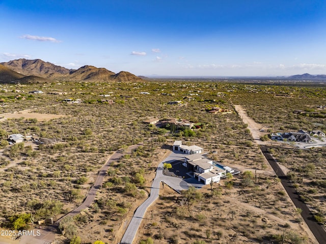 9451 E Happy Valley Rd, Scottsdale, AZ 85255 - aerial view with a mountain view and a desert view