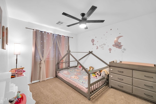 16887 W Belleview St, Goodyear, AZ 85338 - carpeted bedroom featuring a ceiling fan