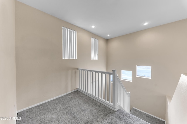 4234 S 62nd Ln, Phoenix, AZ 85043 - staircase with recessed lighting, baseboards, and carpet floors