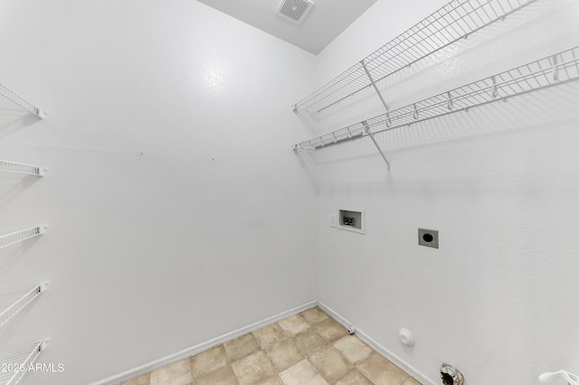 4234 S 62nd Ln, Phoenix, AZ 85043 - laundry area with visible vents, washer hookup, gas dryer hookup, hookup for an electric dryer, and laundry area