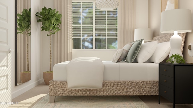 bedroom featuring carpet floors