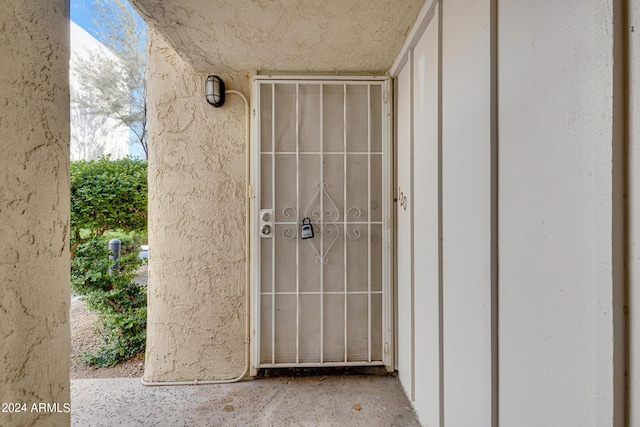 view of entrance to property