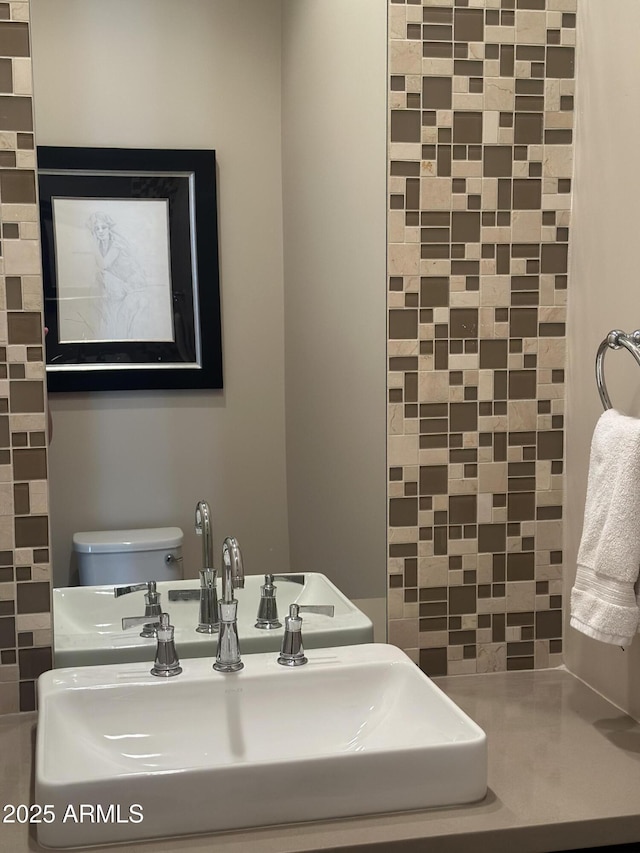 4571 S Pinaleno Dr W, Chandler, AZ 85249 - bathroom with toilet and a sink