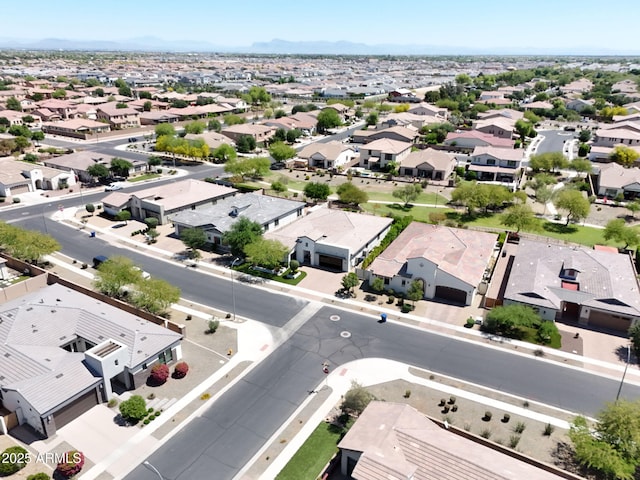 4571 S Pinaleno Dr W, Chandler, AZ 85249 - birds eye view of property with a mountain view and a residential view