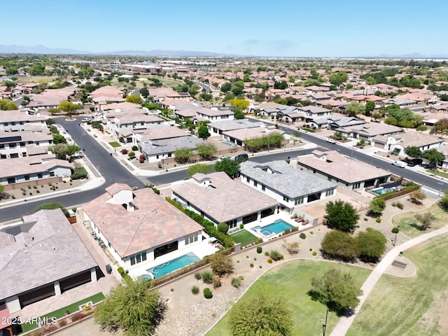4571 S Pinaleno Dr W, Chandler, AZ 85249 - drone / aerial view featuring a mountain view and a residential view