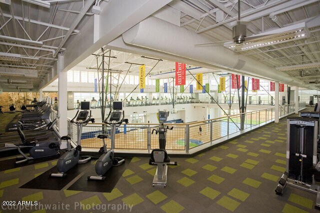 view of gym