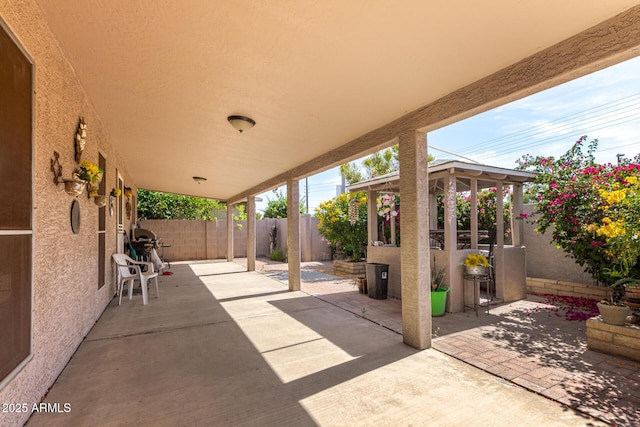 940 S Revere, Mesa, AZ 85210 - fenced backyard featuring a patio and area for grilling