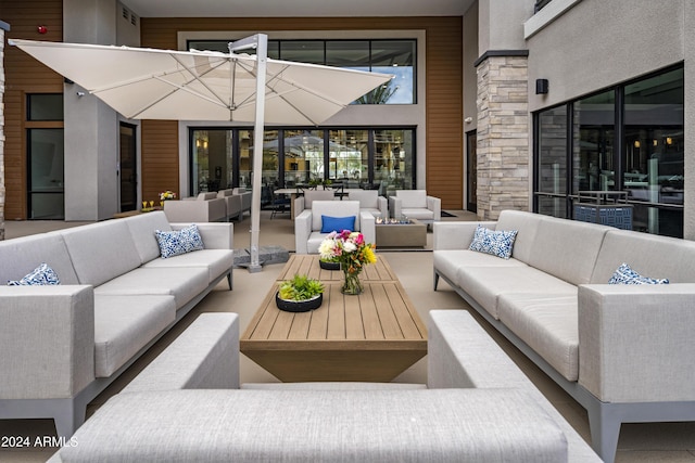 5250 E Deer Valley Dr Unit 140, Phoenix, AZ 85054 - view of patio / terrace with outdoor lounge area