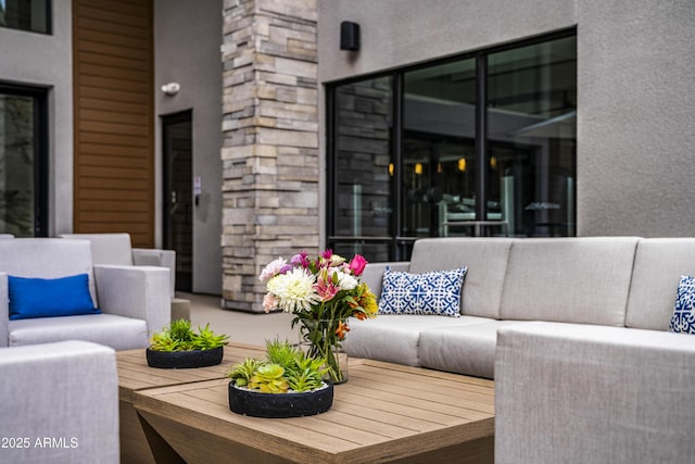 5250 E Deer Valley Dr Unit 140, Phoenix, AZ 85054 - view of patio / terrace with outdoor lounge area