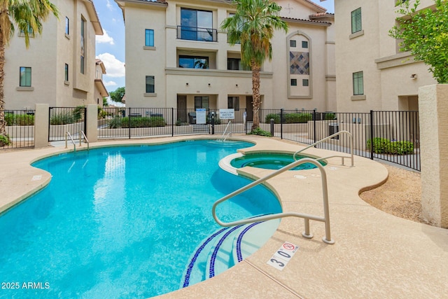 2315 N 52nd St Unit 144, Phoenix, AZ 85008 - view of swimming pool with a pool with connected hot tub