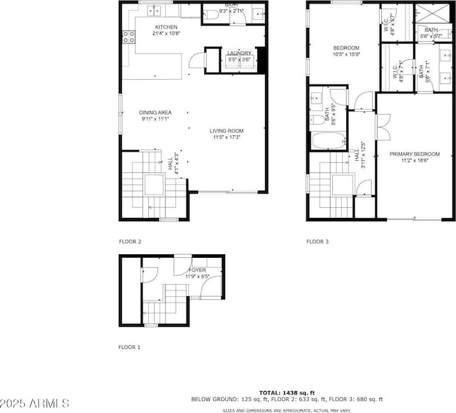2315 N 52nd St Unit 144, Phoenix, AZ 85008 - home floor plan