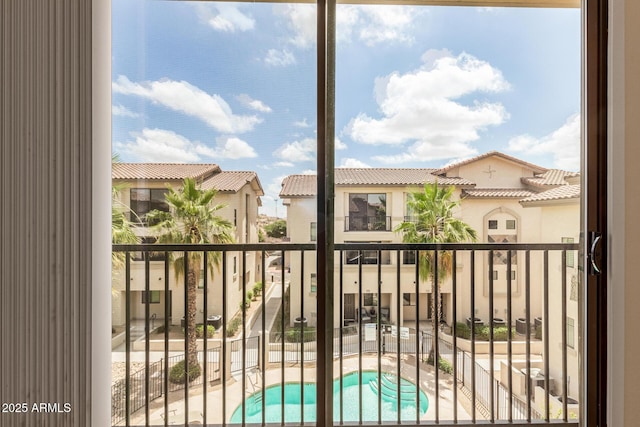 2315 N 52nd St Unit 144, Phoenix, AZ 85008 - balcony featuring view of pool area