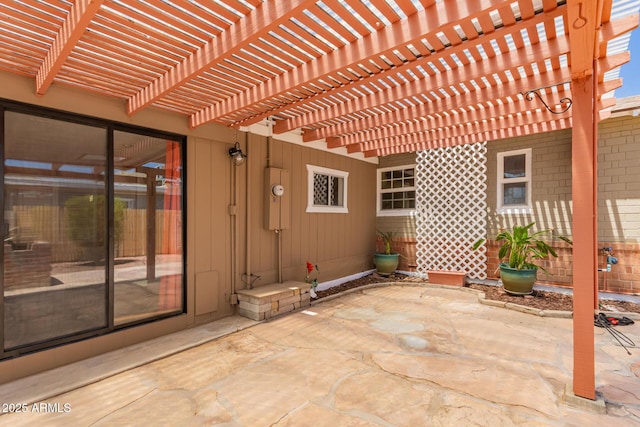 9603 N 1st Ave, Phoenix, AZ 85021 - view of patio / terrace with a pergola