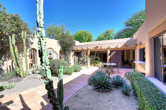 exterior space featuring a patio