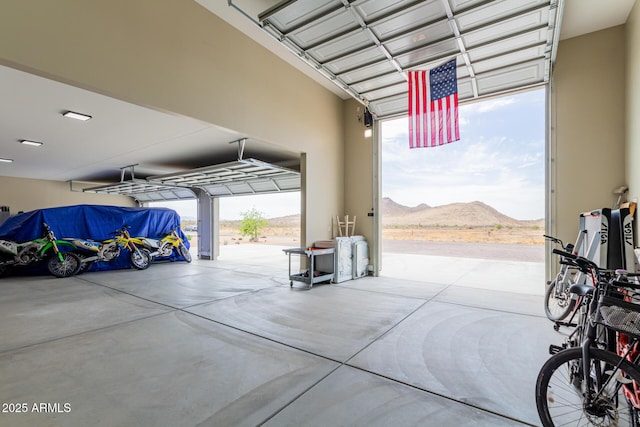 2516 W Joy Ranch Rd, Phoenix, AZ 85086 - garage with a mountain view