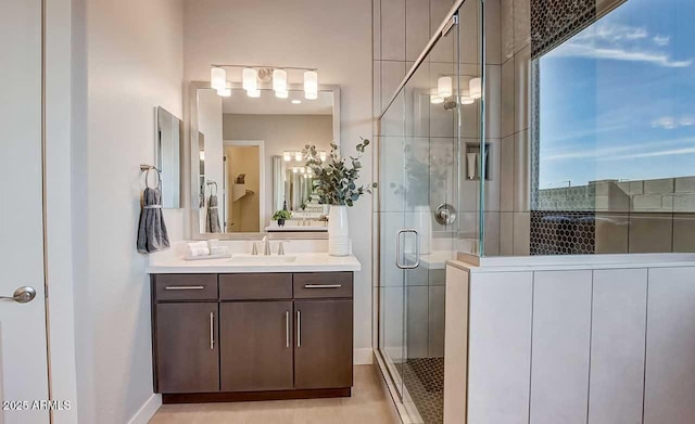 16336 W Jackson St, Goodyear, AZ 85338 - bathroom featuring vanity and a stall shower