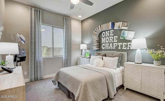 16336 W Jackson St, Goodyear, AZ 85338 - carpeted bedroom featuring baseboards and a ceiling fan